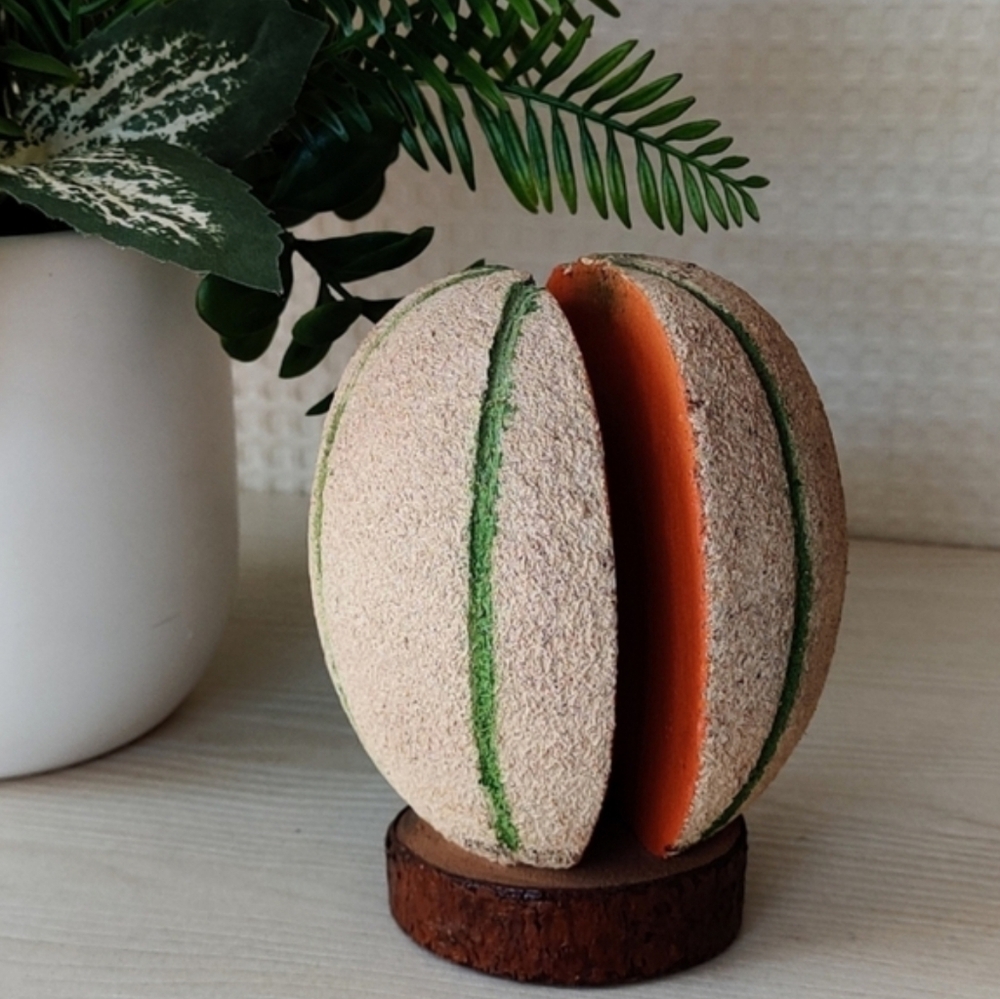Vintage Cantaloupe Napkin Holder